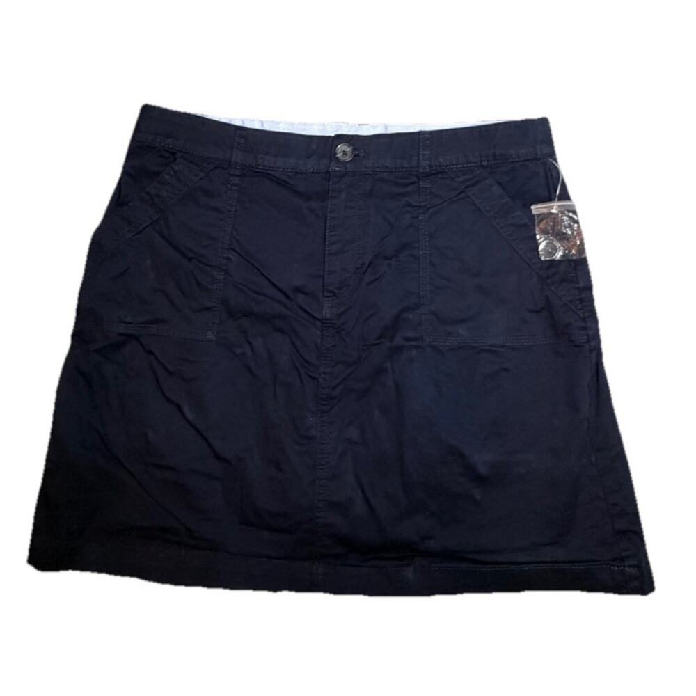 Croft & Barrow Navy Skort Womens Size 16 Stretch Golf Casual Skirt Shorts - Picture 3 of 5
